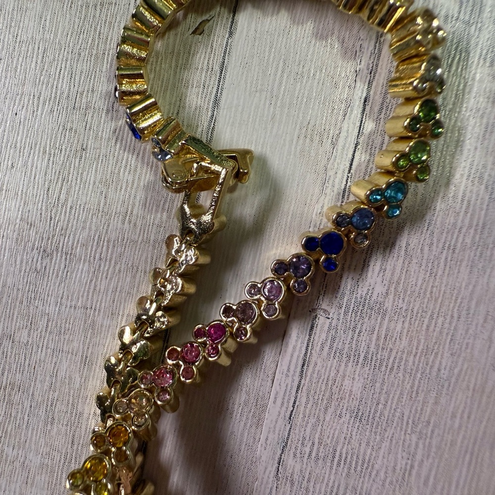 Disney BaubleBar rainbow bracelet
